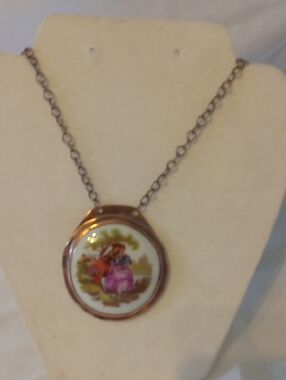 Rare Vintage Rafael Canada Limoges Signed Necklace